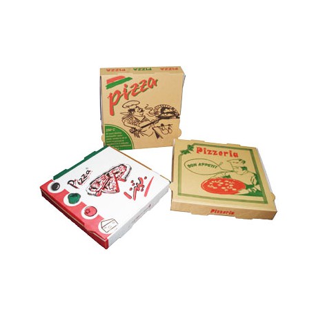 Boîte à pizza (x 100) - 33 x 33 cm - Meilleur du Chef